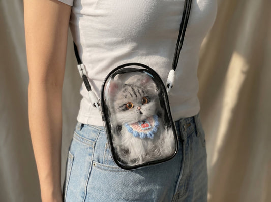 Artisan Handmade Maine Coon Cat Charm | Custom Plush gift for cat lovers - Petopia