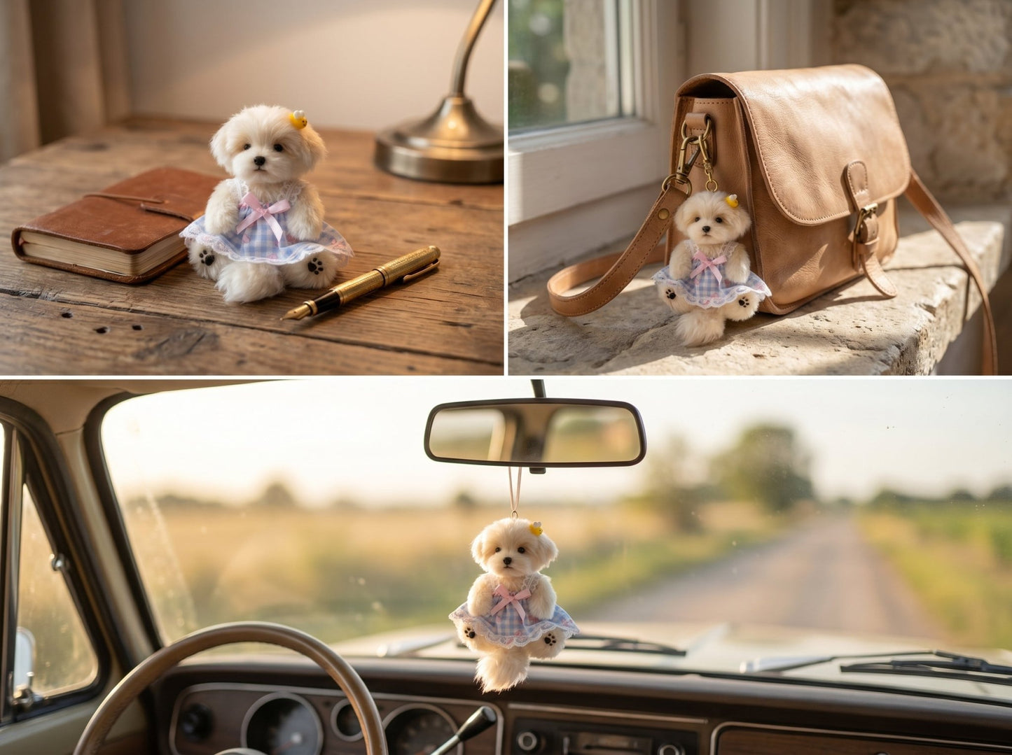 Artisan Hand - Made Dress for Petopia Charms | Cozy Summer Style - Petopia