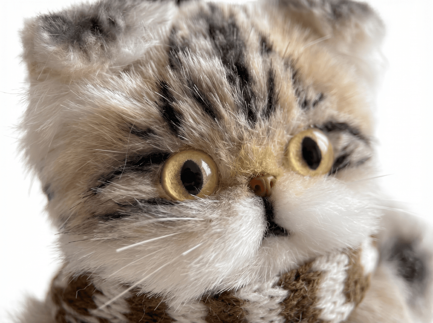 Artisan Handmade Calico Tabby Cat Bag Charm | Custom "Calibi" Miniature Plush | Lucky Feline Keychain | Personalized Gift for Cat Lovers - Petopia