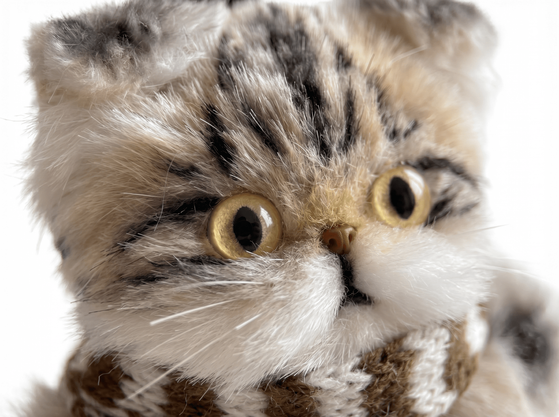Artisan Handmade Calico Tabby Cat Bag Charm | Custom "Calibi" Miniature Plush | Lucky Feline Keychain | Personalized Gift for Cat Lovers - Petopia