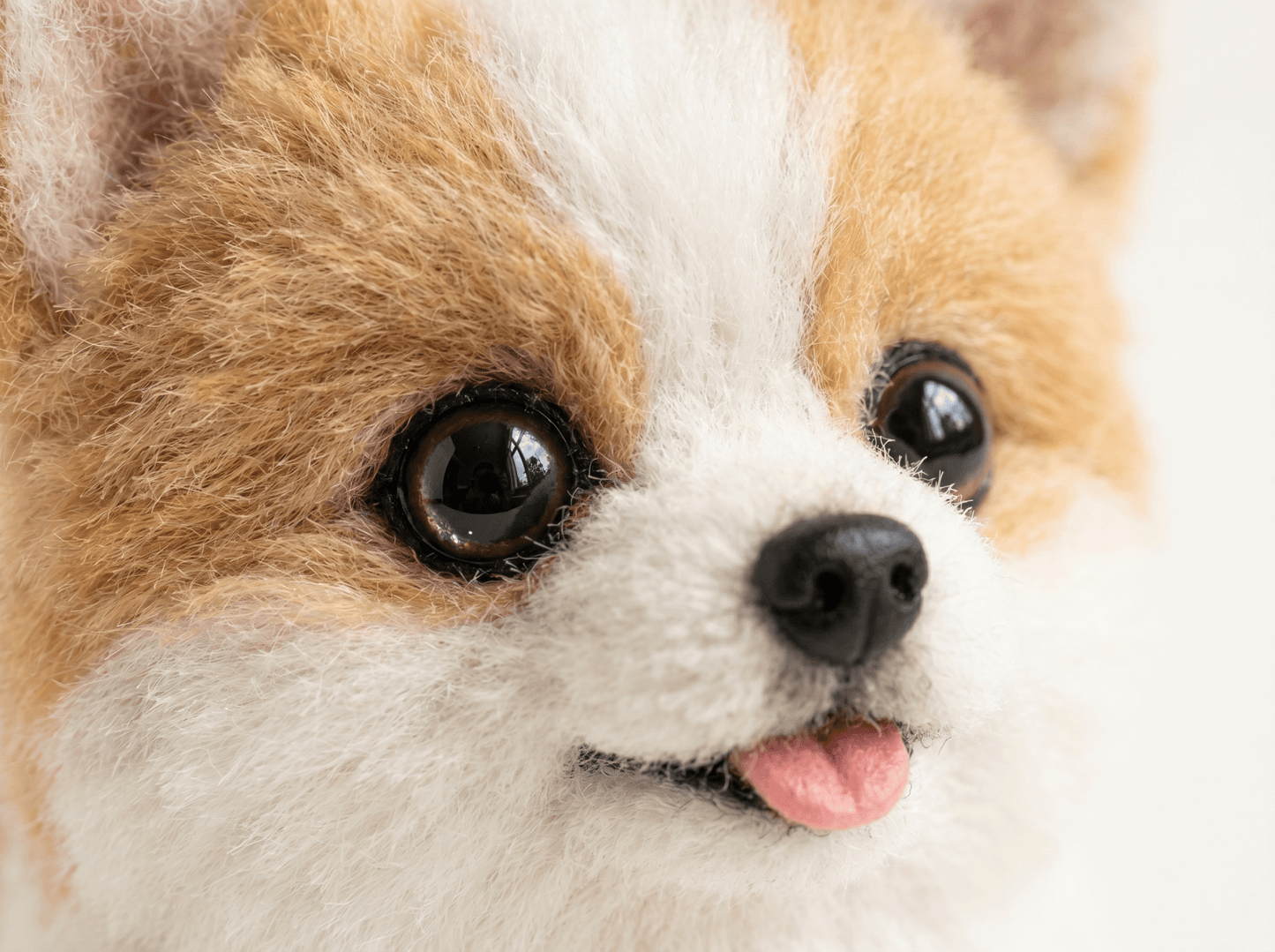 Artisan Handmade Corgi Bag Charm | Custom "Fluffy Butt" Miniature | Plush Dog Keychain | Cheerful Gift for Corgi Lovers - Petopia