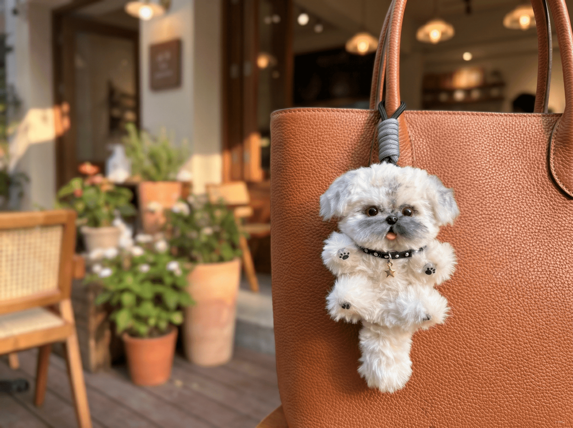 Artisan Handmade French Bulldog Bag Charm | Custom "Pet Couture" Miniature | Plush Frenchie Keychain | Personalized Gift for Dog Lovers - Petopia