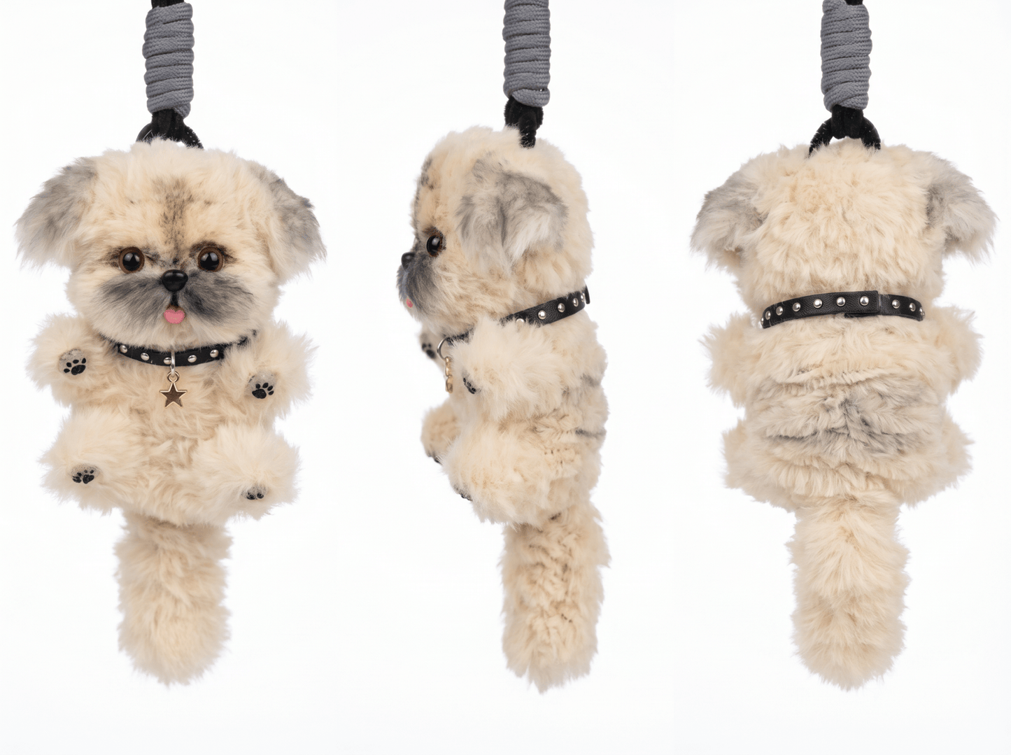 Artisan Handmade French Bulldog Bag Charm | Custom "Pet Couture" Miniature | Plush Frenchie Keychain | Personalized Gift for Dog Lovers - Petopia