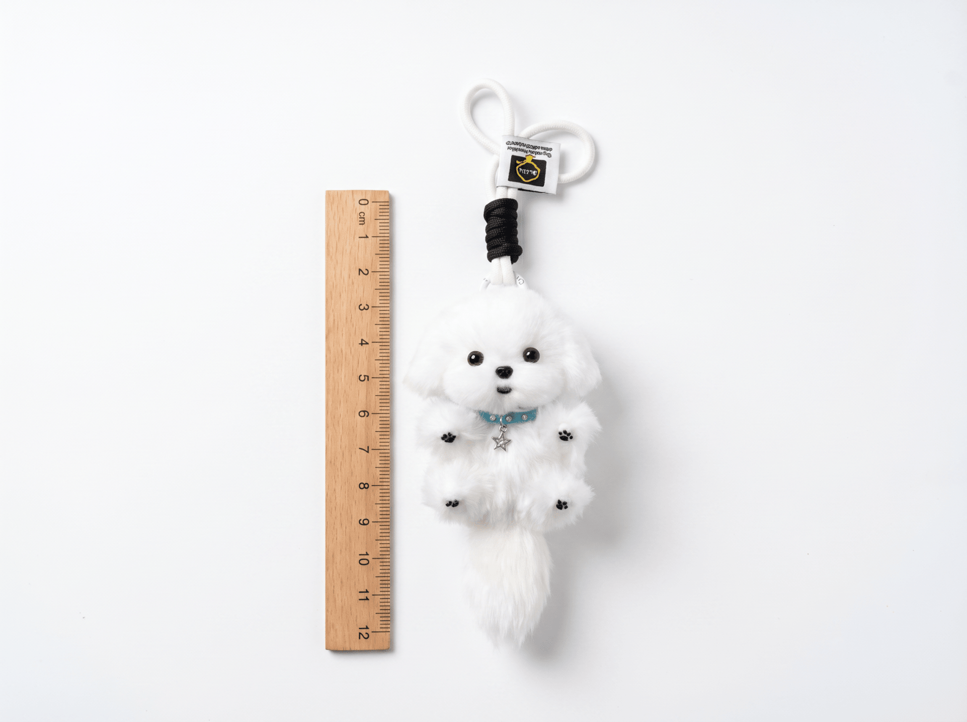 Artisan Handmade Maltese & Shih Tzu Bag Charm | Custom "Teddy Bear Cut" Miniature | Plush Dog Keychain | Heartwarming Gift for Small Breed Lovers - Petopia
