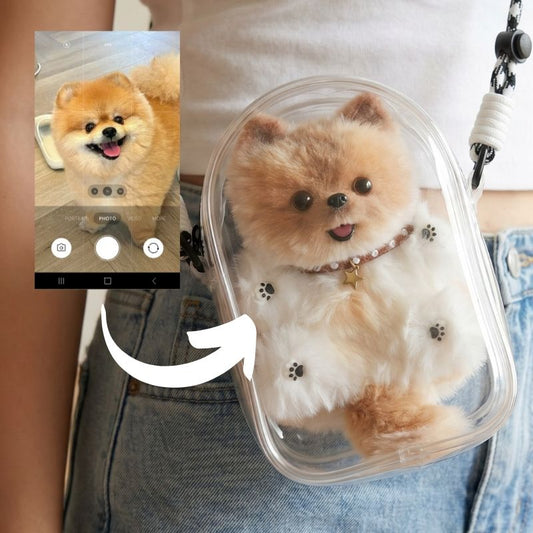 Artisan Handmade Pomeranian | Custom Plush Pet Memorial Gift for Dog Lovers - Petopia