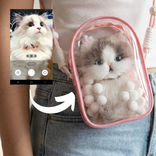 Artisan Handmade Ragdoll Cat Charm | Custom Memorial Gift for Cat Lovers - Petopia