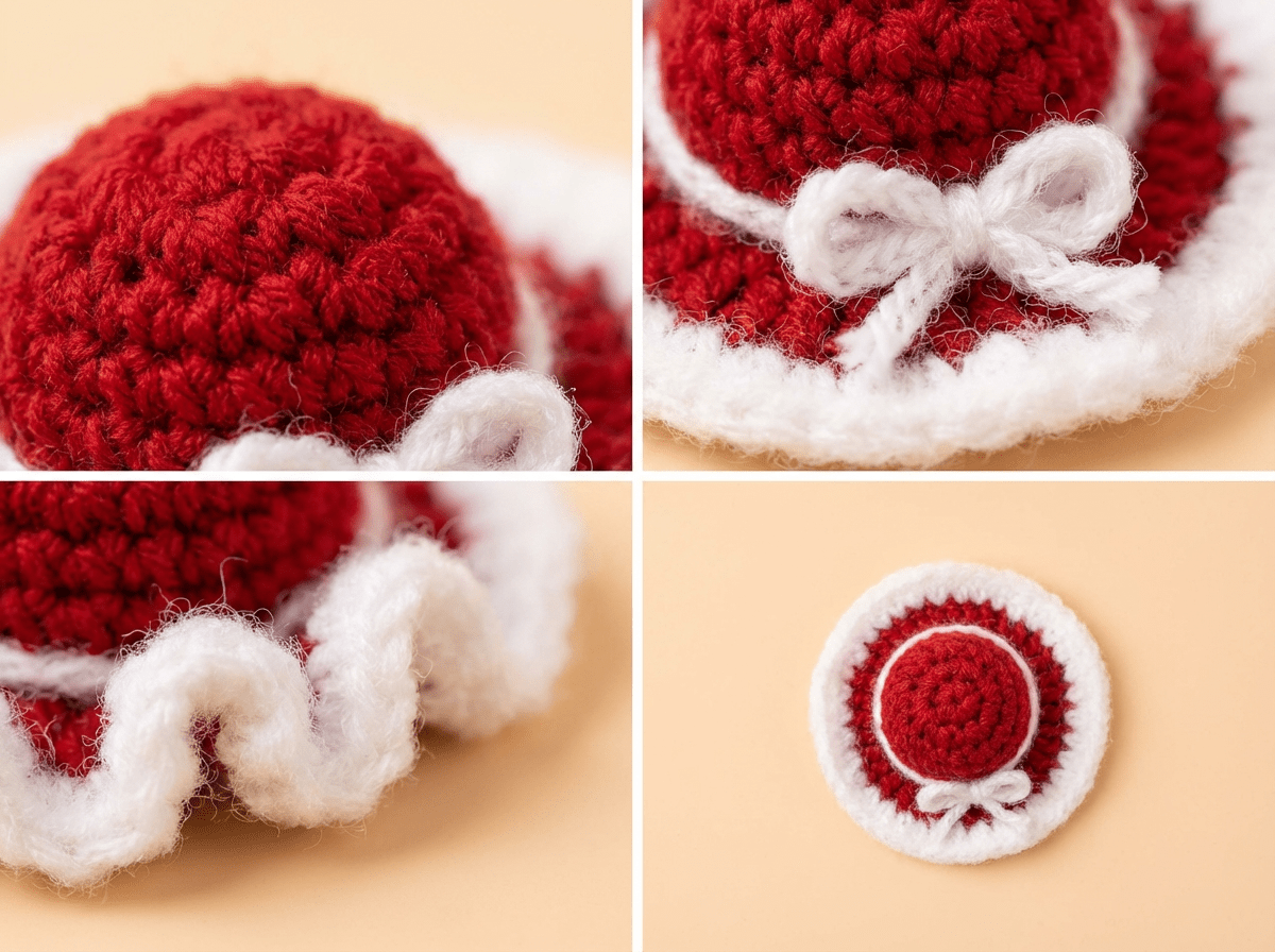 Hand - Knitted Miniature Crochet Hat Accessory | Cozy Summer Style - Petopia