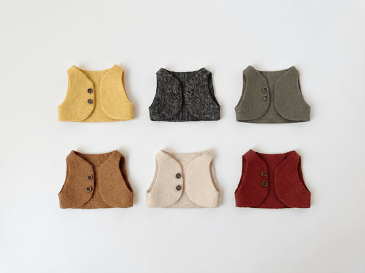Tiny Handcrafted Vest for Your Pet Dolls | Petopia Artisan Collection - Petopia